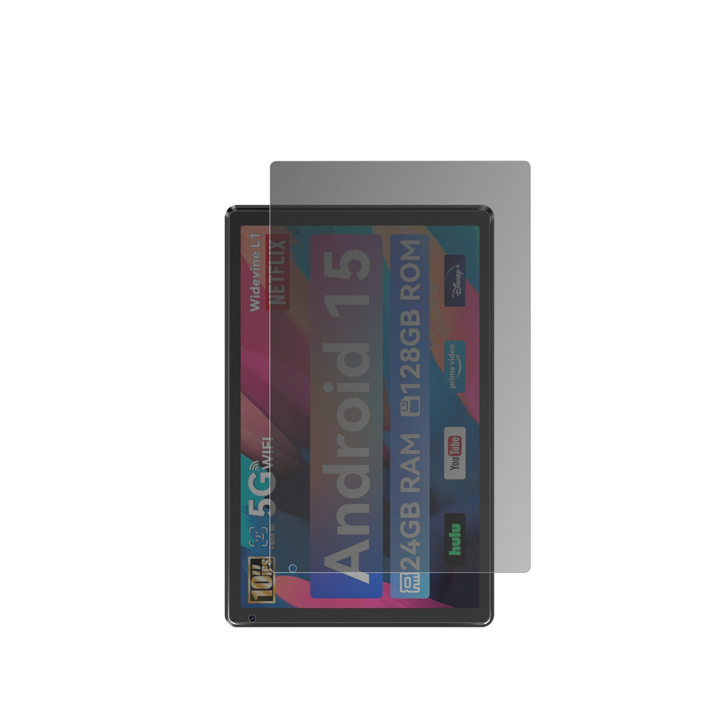 Blickschutzfolie für Whitedeer WHEC107BK 10.1 Zoll matt Schutzfolie Privacy