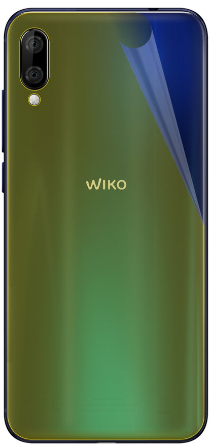 dipos Displayschutz für Wiko View 3 Lite Rückseite, transparente Oberfläche, geringe Dicke und perfekte Passform