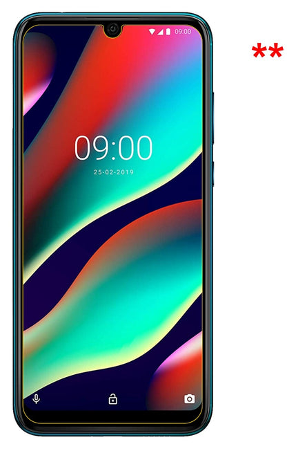 dipos Displayschutz für Wiko View 3 Pro, transparente Oberfläche, perfekte Passform auch für die Rundungen