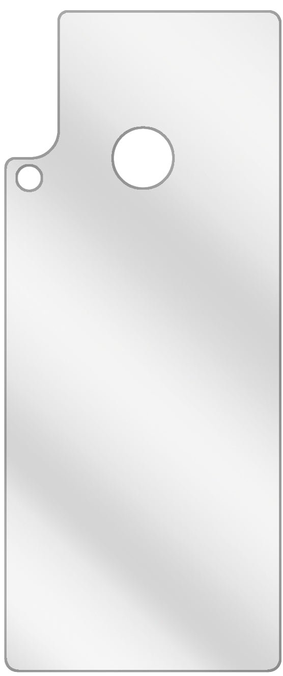 dipos Displayschutz für Wiko View 3 Rückseite, transparente Oberfläche, geringe Dicke und perfekte Passform