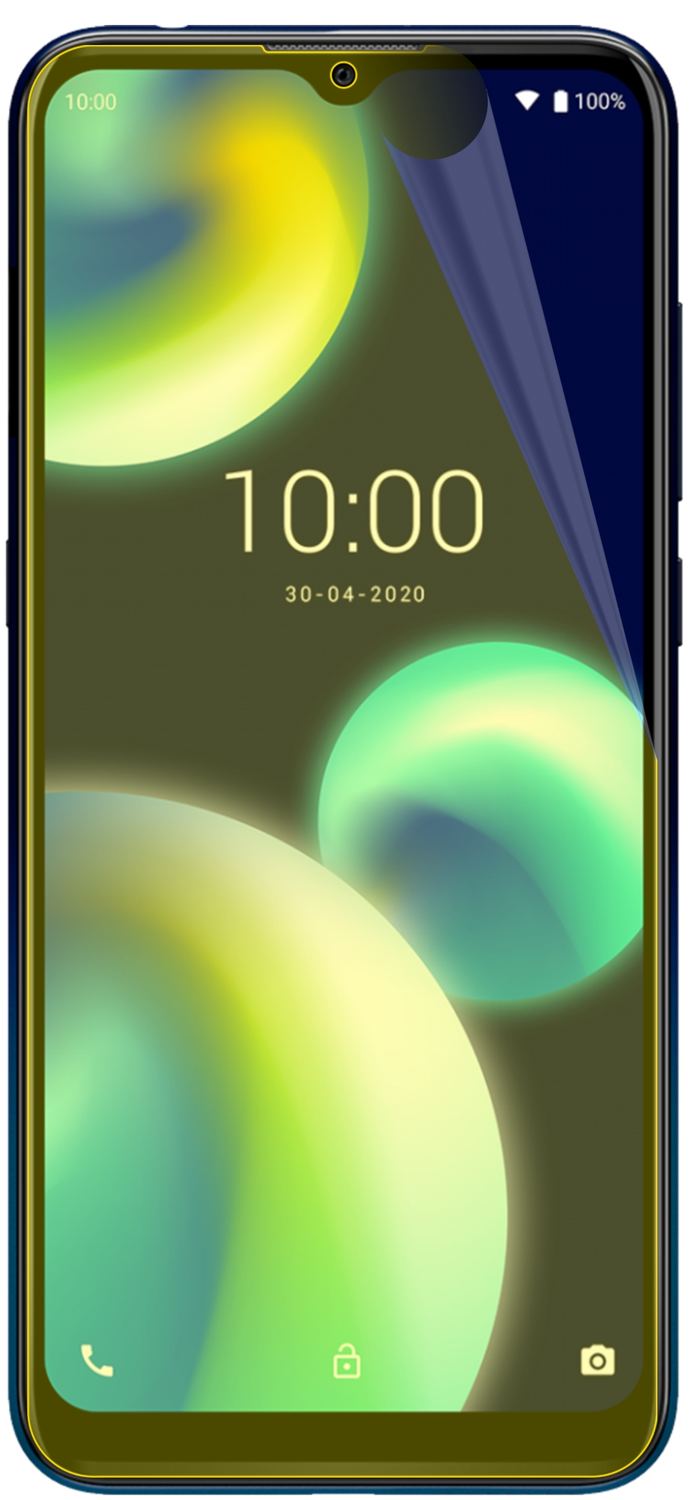 dipos Displayschutz für Wiko View 4 Lite, transparente Oberfläche, geringe Dicke und perfekte Passform