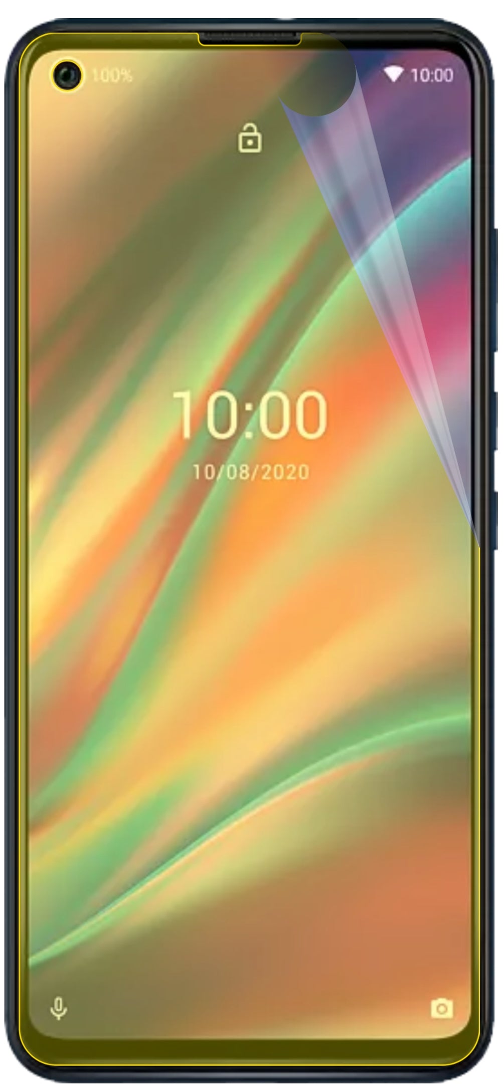 dipos Displayschutz für Wiko View5 Plus, transparente Oberfläche, geringe Dicke und perfekte Passform