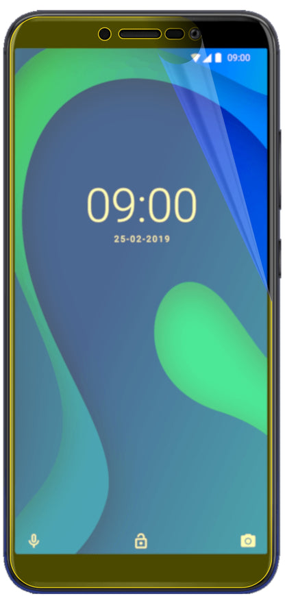 dipos Displayschutz für Wiko Y80, transparente Oberfläche, geringe Dicke und perfekte Passform