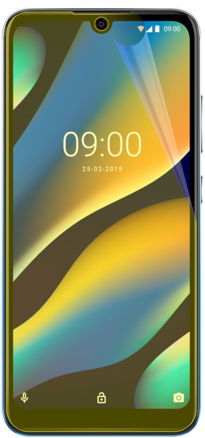 2x 3D Full Cover Schutzfolie für Wiko View 3 Lite