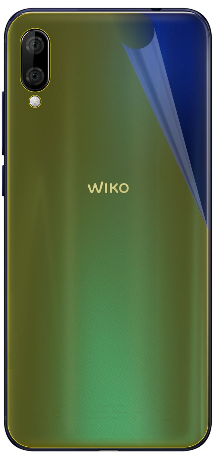 2x 3D Full Cover Schutzfolie für Wiko View 3 Lite Rückseite