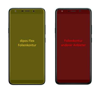 3x 3D Full Cover Schutzfolie für Wiko Y61