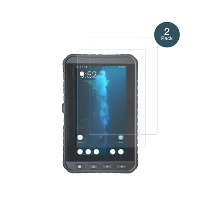 winmatem700dq8 mit aufgebrachter dipos Panzerfolie, die lästige Fingerabdrücke minimiert