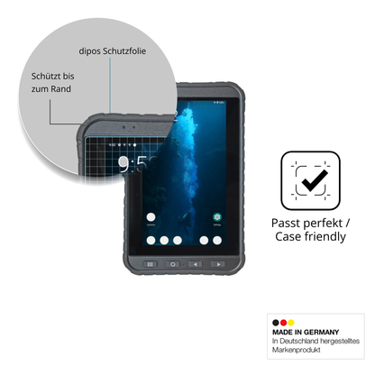Besonders flexibler Displayschutz mit Anti-Shock-Schicht im Materialmix