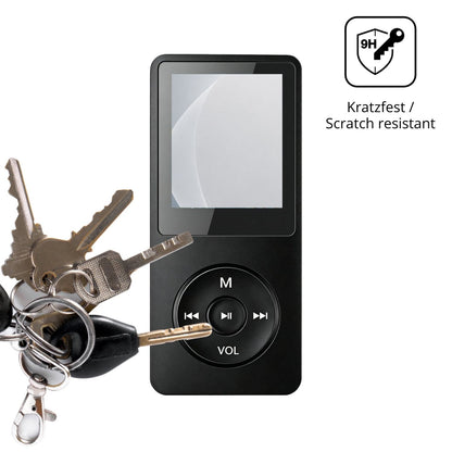dipos Displayschutz für Witfoam SHD151 MP3-Player, mattierte Oberfläche, robuste Festigkeit und perfekte Passform