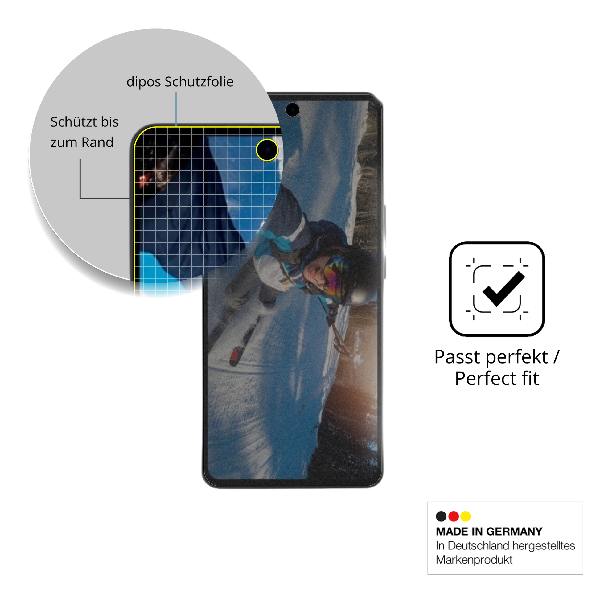 Schutz gegen Kratzer auf dem Wobble One Glas durch Schlüssel oder Ähnliches