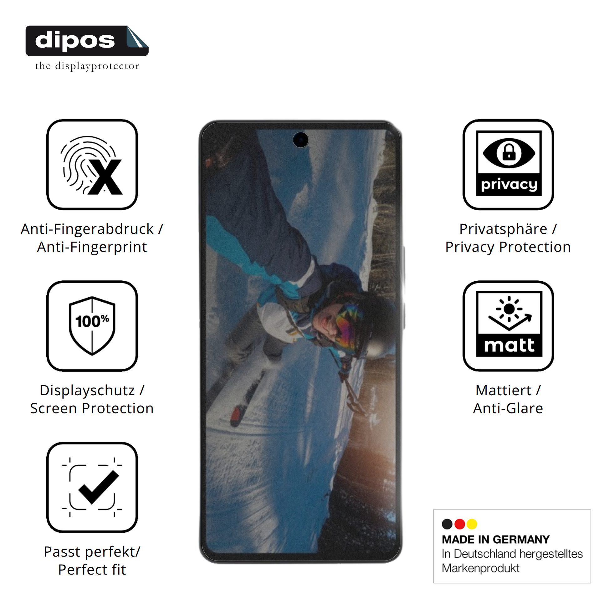 Privatsphäre-Schutz durch Sichtschutz-Folie passend zugeschnitten für Wobble One