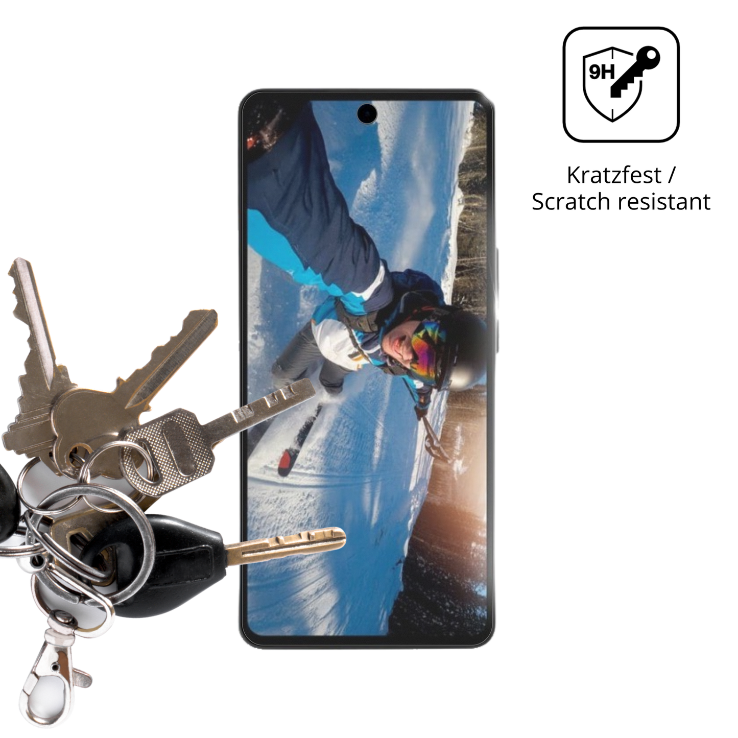 dipos Displayschutz für Wobble One, mattierte Oberfläche, robuste Festigkeit und perfekte Passform