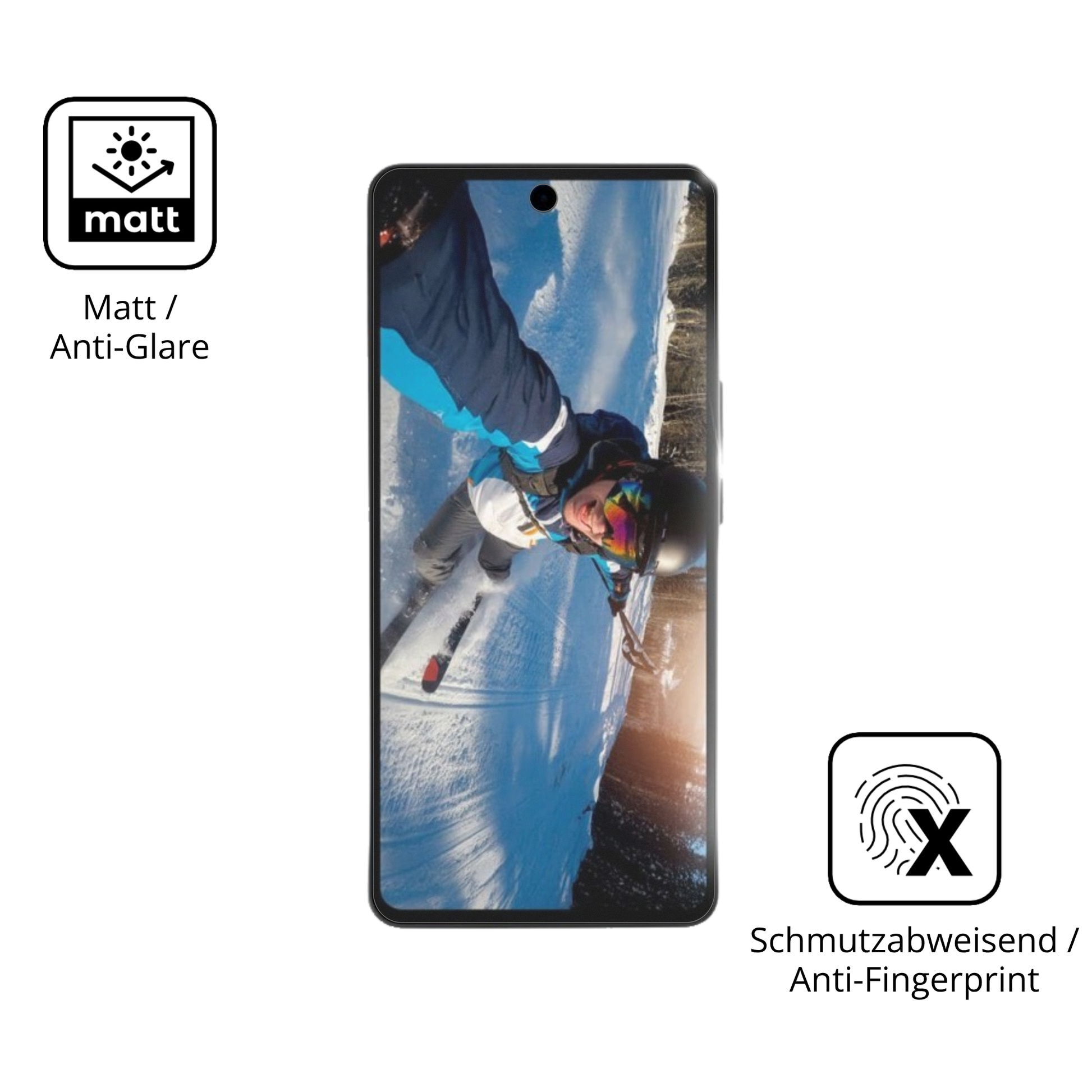 9H Hartbeschichtete, flexible Folie passend zugeschnitten für Wobble One