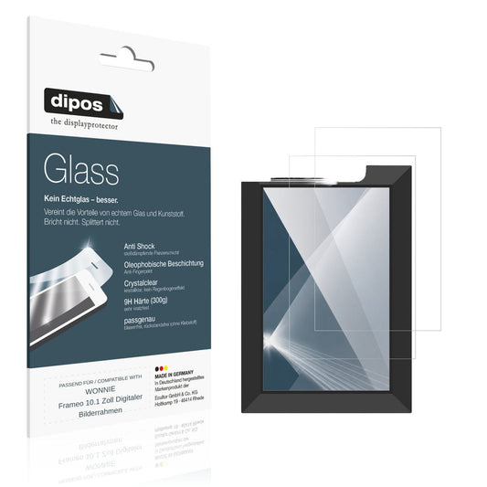 2x 9H Schutzfolie für WONNIE Frameo 10.1 Zoll Digitaler Bilderrahmen Panzerfolie