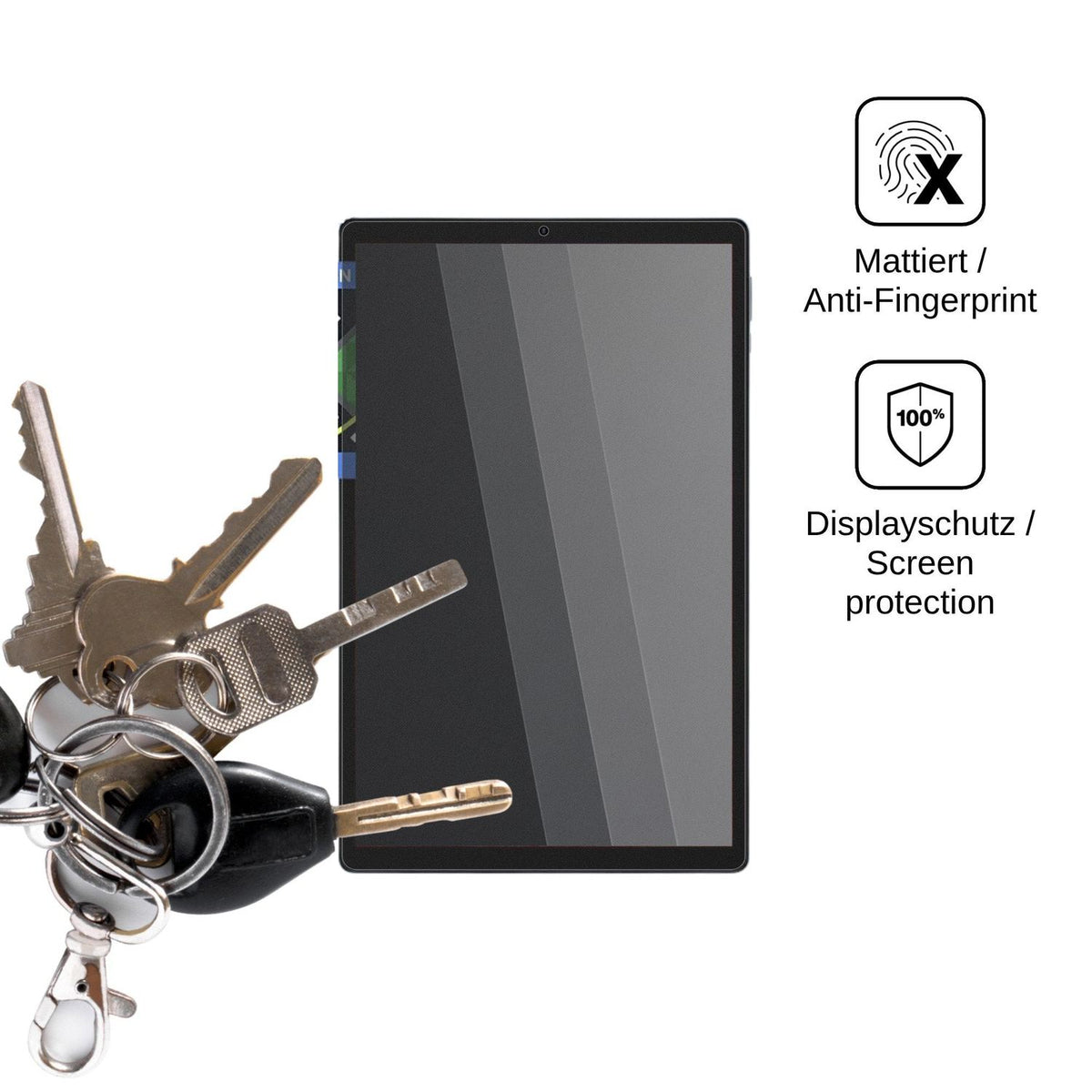 Blickschutzfolie für WOREGOO 11 Zoll Android 16 matt Schutzfolie Privacy