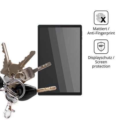 dipos Displayschutz für WOREGOO L30, mattierte Oberfläche, Blickschutzfilter und perfekter Passform