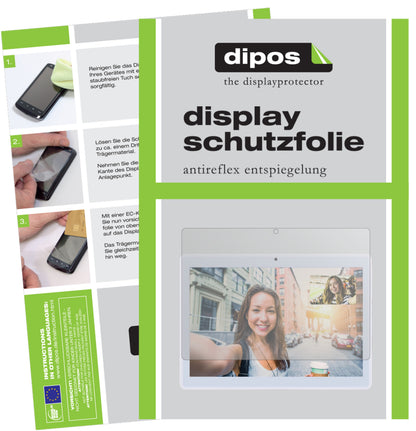 Matte Displayschutzfolie von dipos passend für XGODY TB02 9 Zoll, präziser Zuschnitt und blasenfrei montiert