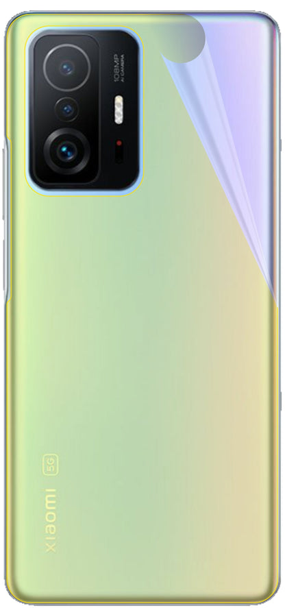 dipos Displayschutz für Xiaomi 11T Pro Rückseite, transparente Oberfläche, geringe Dicke und perfekte Passform