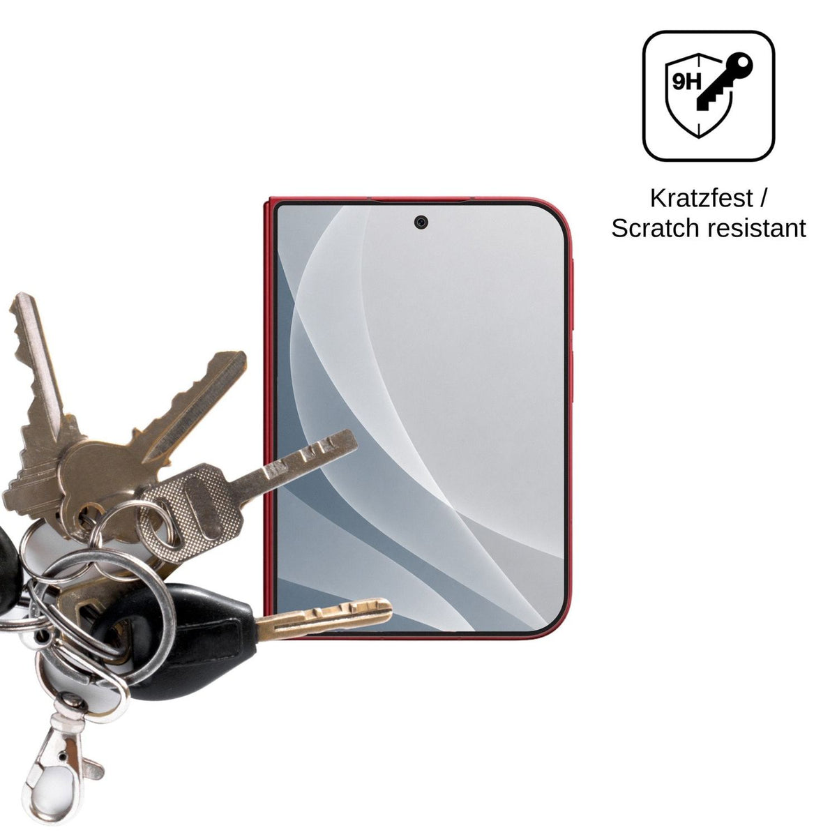 2x 9H Schutzfolie matt für Xiaomi 18 Fold Aussenseite Panzerfolie