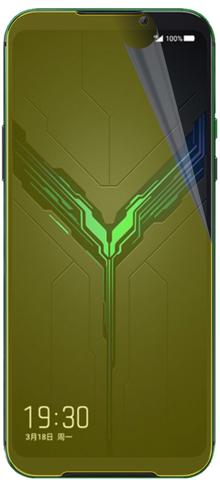 dipos Displayschutz für Xiaomi Black Shark 3S, transparente Oberfläche, geringe Dicke und perfekte Passform