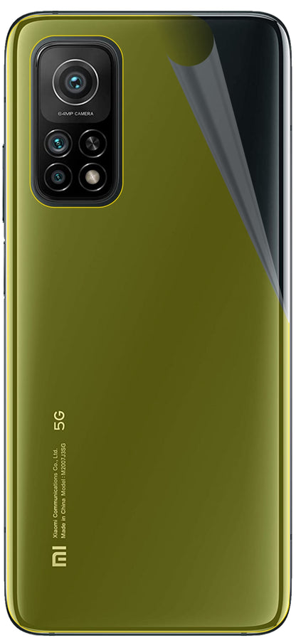 dipos Displayschutz für Xiaomi Mi 10T Pro Rückseite, transparente Oberfläche, geringe Dicke und perfekte Passform