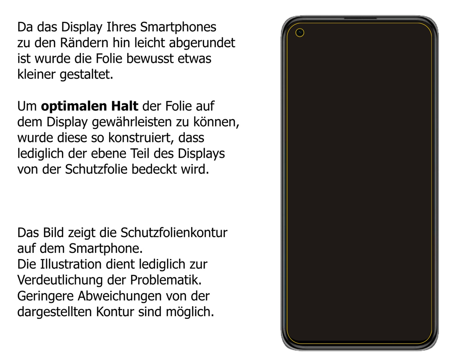 dipos Displayschutz für Xiaomi Mi 11 Lite, transparente Oberfläche, perfekte Passform auch für die Rundungen