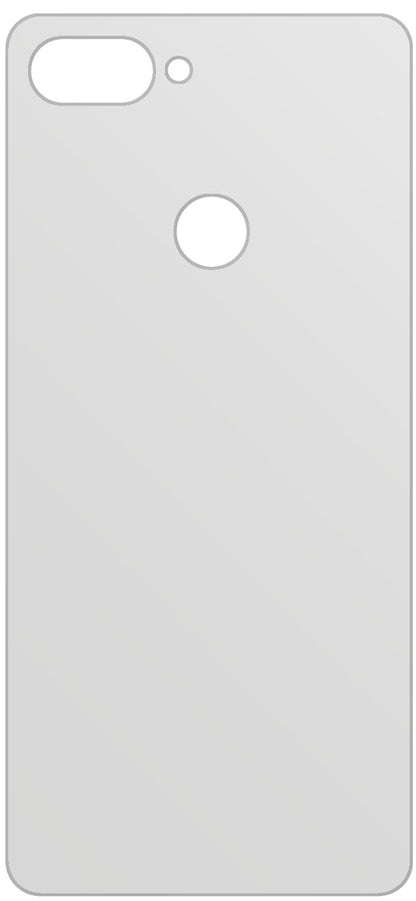 dipos Displayschutz für Xiaomi Mi 8 Lite Rückseite, mattierte Oberfläche, geringe Dicke und perfekte Passform