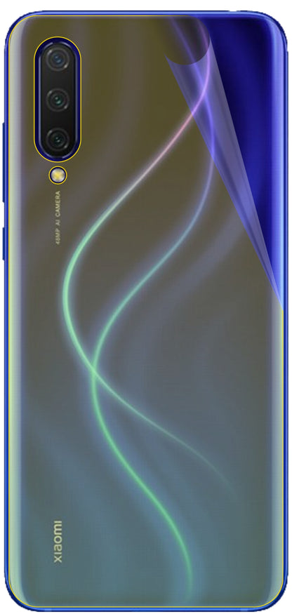 dipos Displayschutz für Xiaomi Mi 9 Lite Rückseite, transparente Oberfläche, geringe Dicke und perfekte Passform