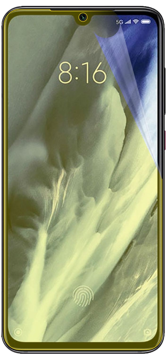 dipos Displayschutz für Xiaomi Mi 9 Pro 5G, transparente Oberfläche, geringe Dicke und perfekte Passform