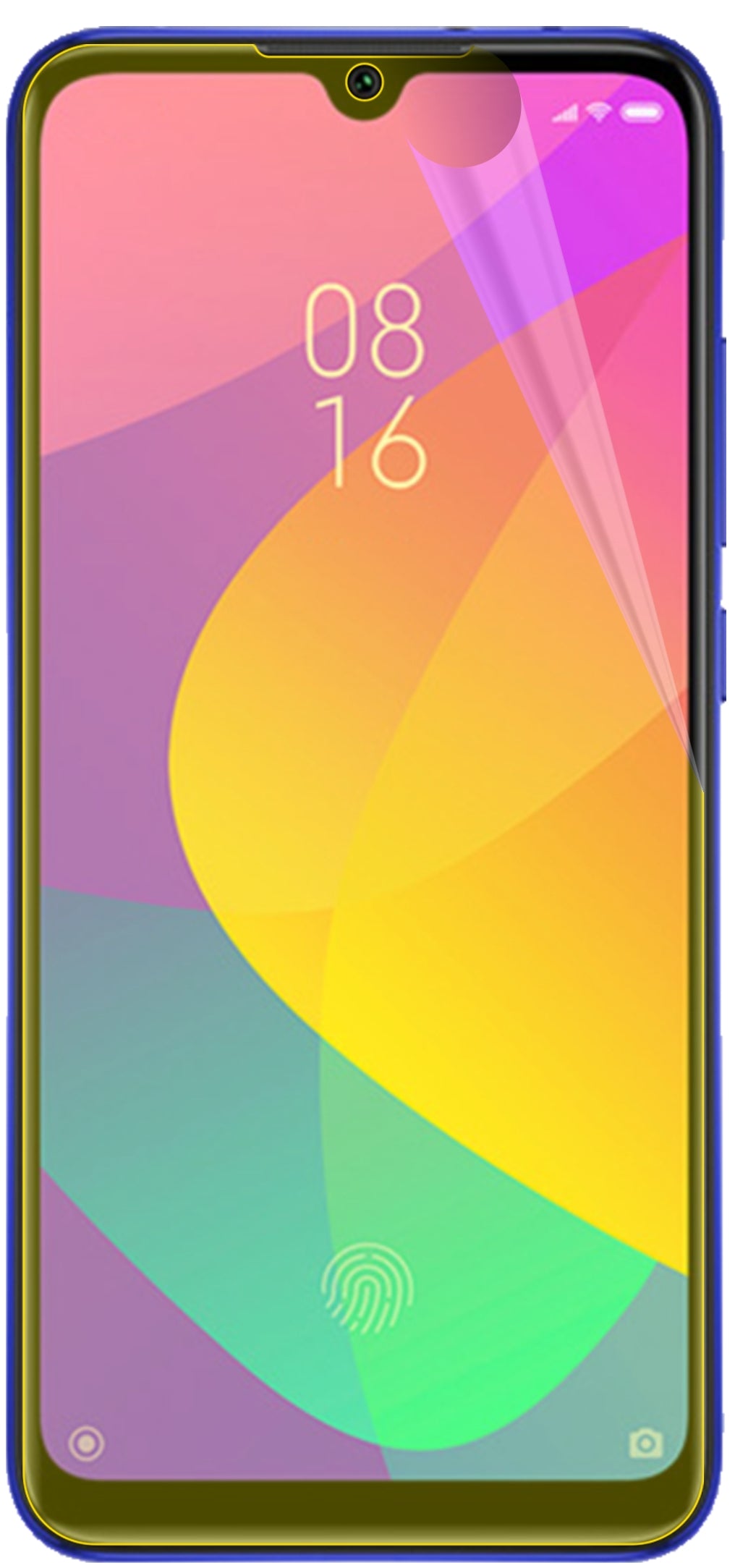 dipos Displayschutz für Xiaomi Mi A3, transparente Oberfläche, geringe Dicke und perfekte Passform