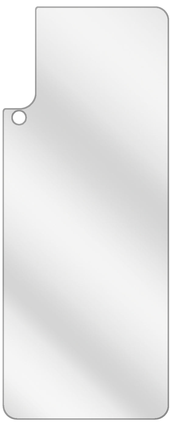 dipos Displayschutz für Xiaomi Mi A3 Rückseite, transparente Oberfläche, geringe Dicke und perfekte Passform