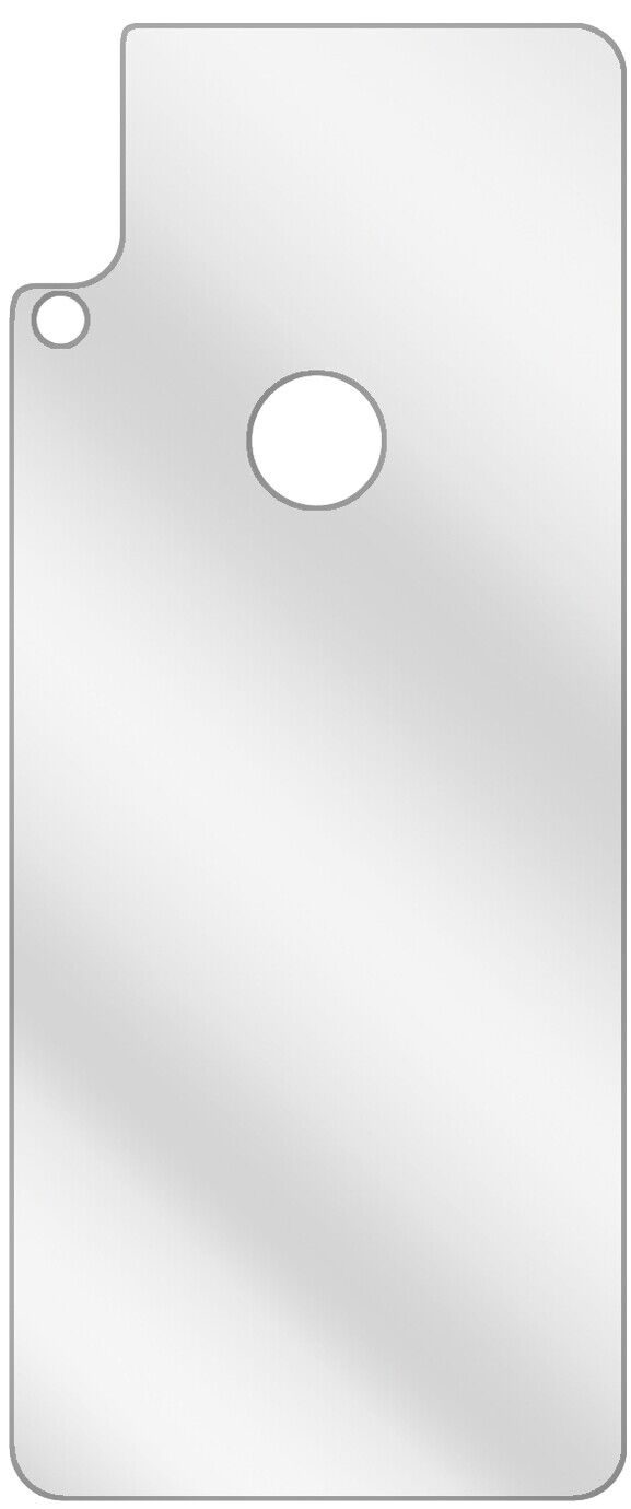 dipos Displayschutz für Xiaomi Mi Play Rückseite, transparente Oberfläche, geringe Dicke und perfekte Passform