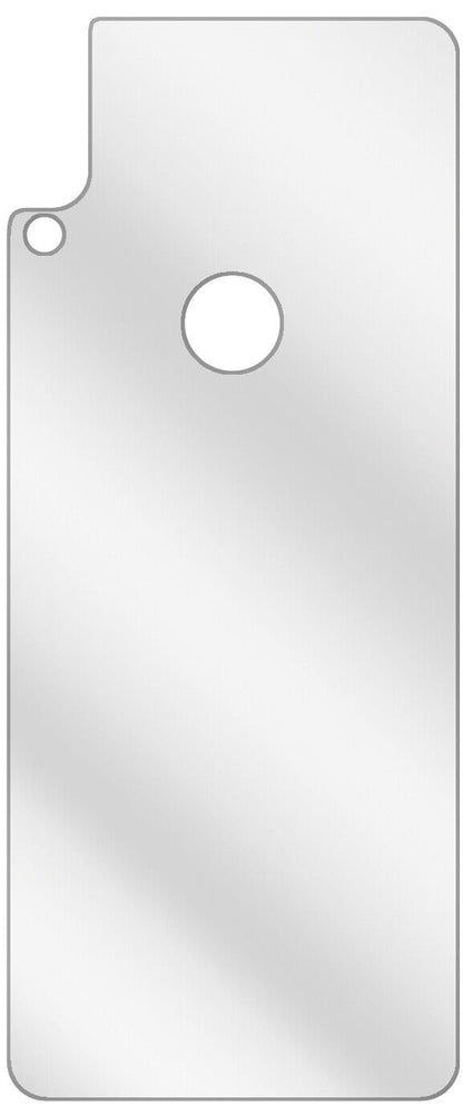 dipos Displayschutz für Xiaomi Mi Play Rückseite, transparente Oberfläche, geringe Dicke und perfekte Passform