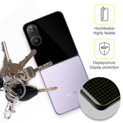 dipos Displayschutz für Xiaomi Mix Flip 2 Außenseite, transparente Oberfläche, geringe Dicke und perfekte Passform