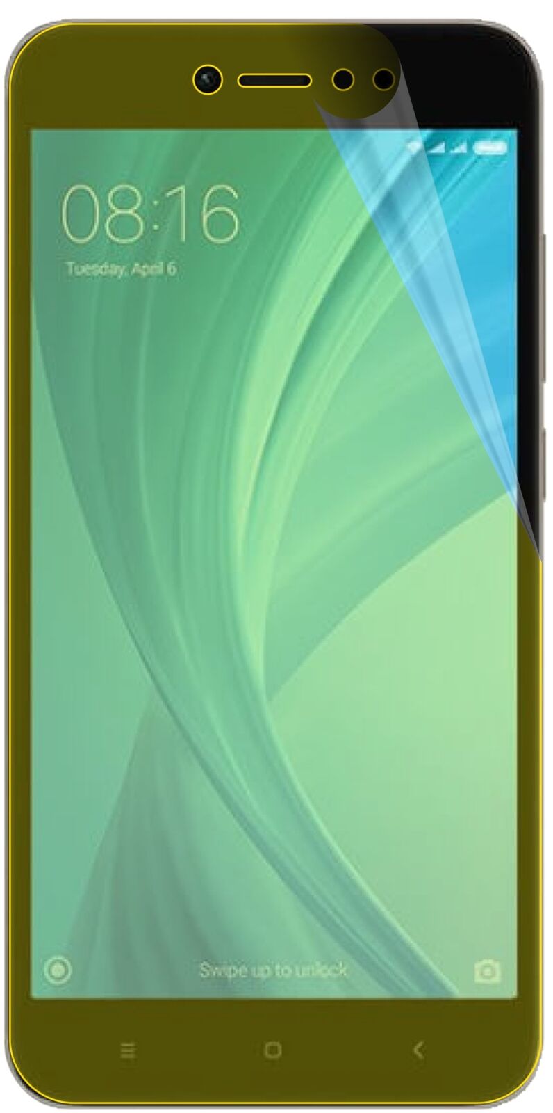 dipos Displayschutz für Xiaomi Note 5A Prime, transparente Oberfläche, geringe Dicke und perfekte Passform
