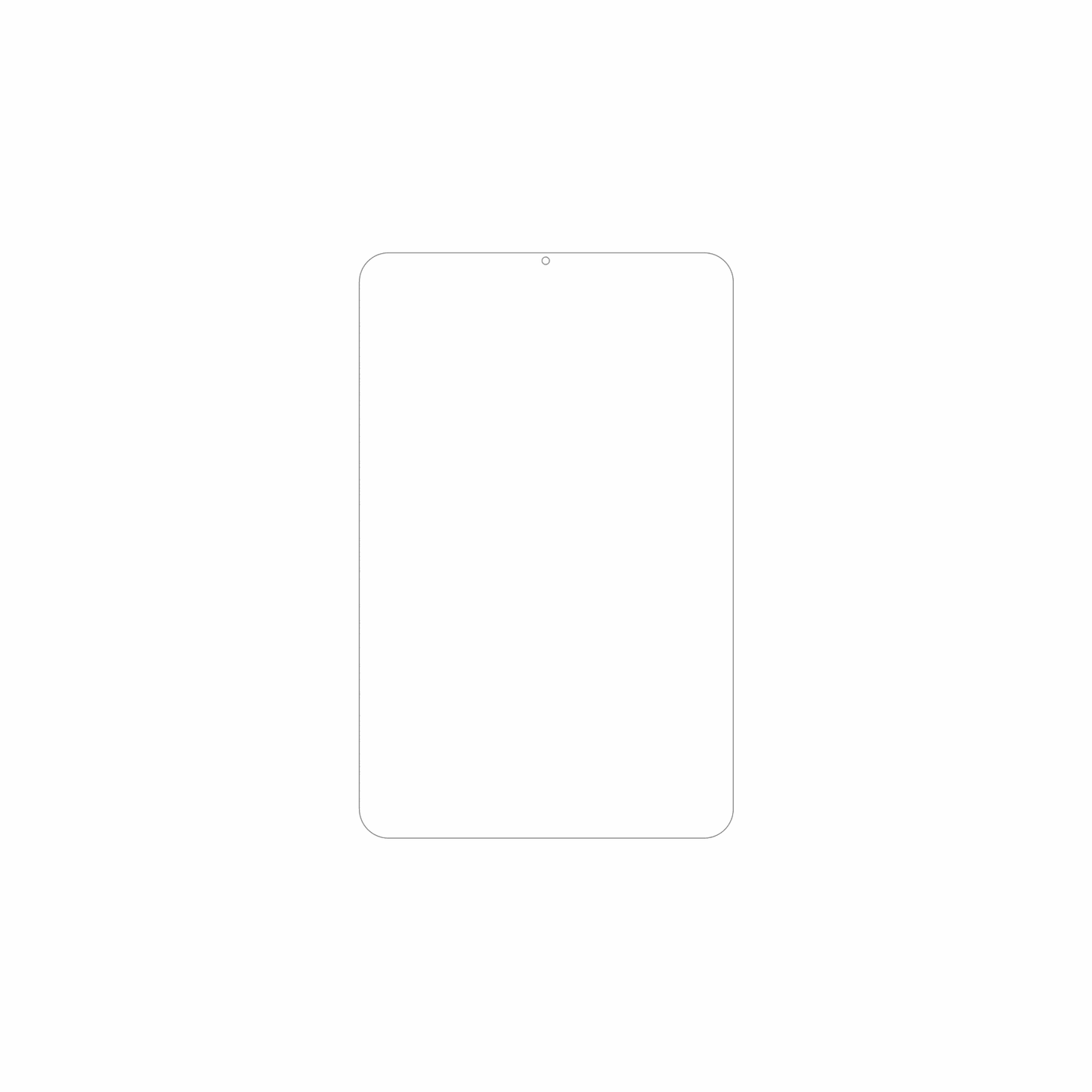 dipos Displayschutz für Xiaomi Pad Mini 8.8, mattierte Oberfläche, geringe Dicke und perfekte Passform