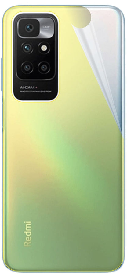 dipos Displayschutz für Xiaomi Redmi 10 Rückseite, transparente Oberfläche, geringe Dicke und perfekte Passform