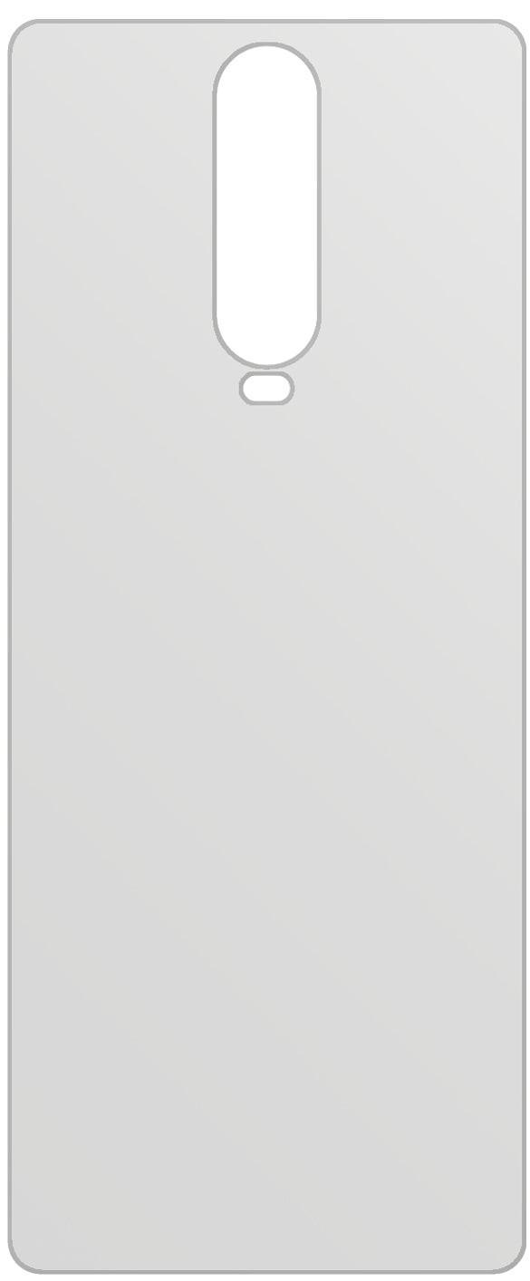 dipos Displayschutz für Xiaomi Redmi K30 Rückseite, mattierte Oberfläche, geringe Dicke und perfekte Passform