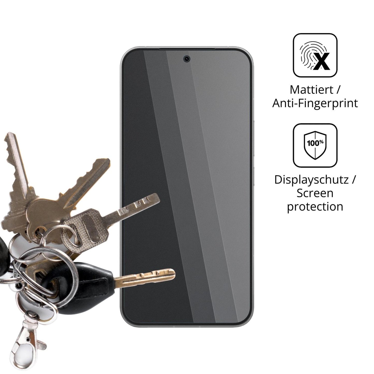 dipos Displayschutz für Xiaomi Redmi K90 Ultra, mattierte Oberfläche, Blickschutzfilter und perfekter Passform