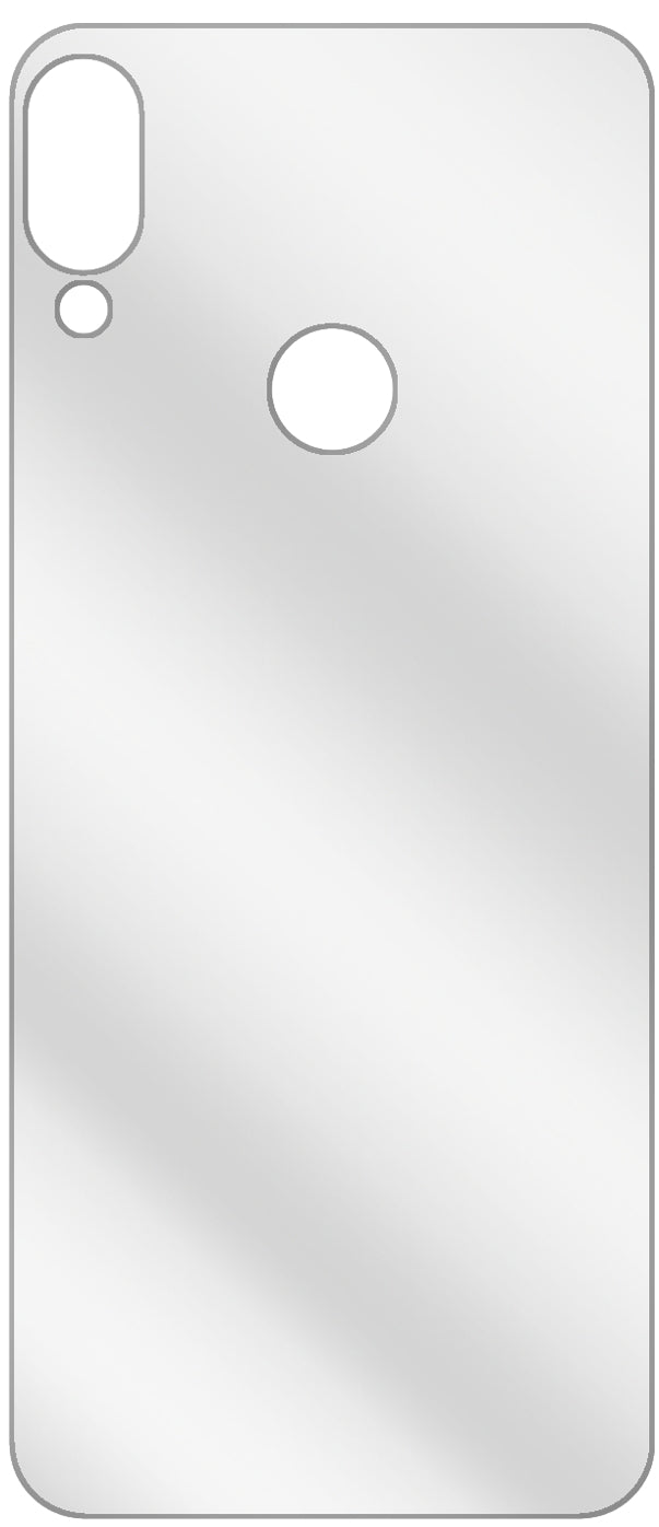 dipos Displayschutz für Xiaomi Redmi Note 7S Rückseite, transparente Oberfläche, geringe Dicke und perfekte Passform