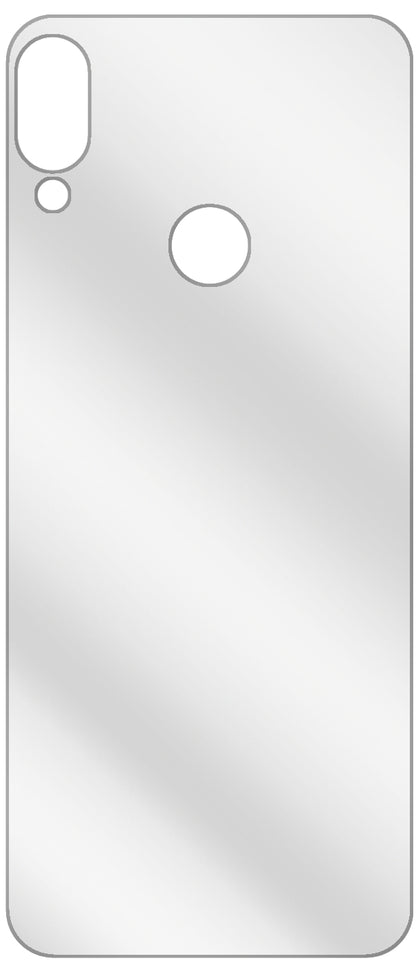 dipos Displayschutz für Xiaomi Redmi Note 7S Rückseite, transparente Oberfläche, geringe Dicke und perfekte Passform