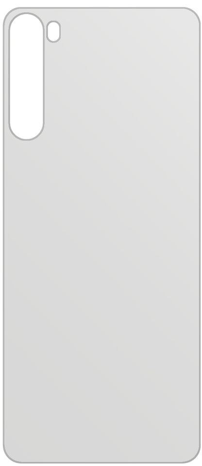 dipos Displayschutz für Xiaomi Redmi Note 8T Rückseite, mattierte Oberfläche, geringe Dicke und perfekte Passform