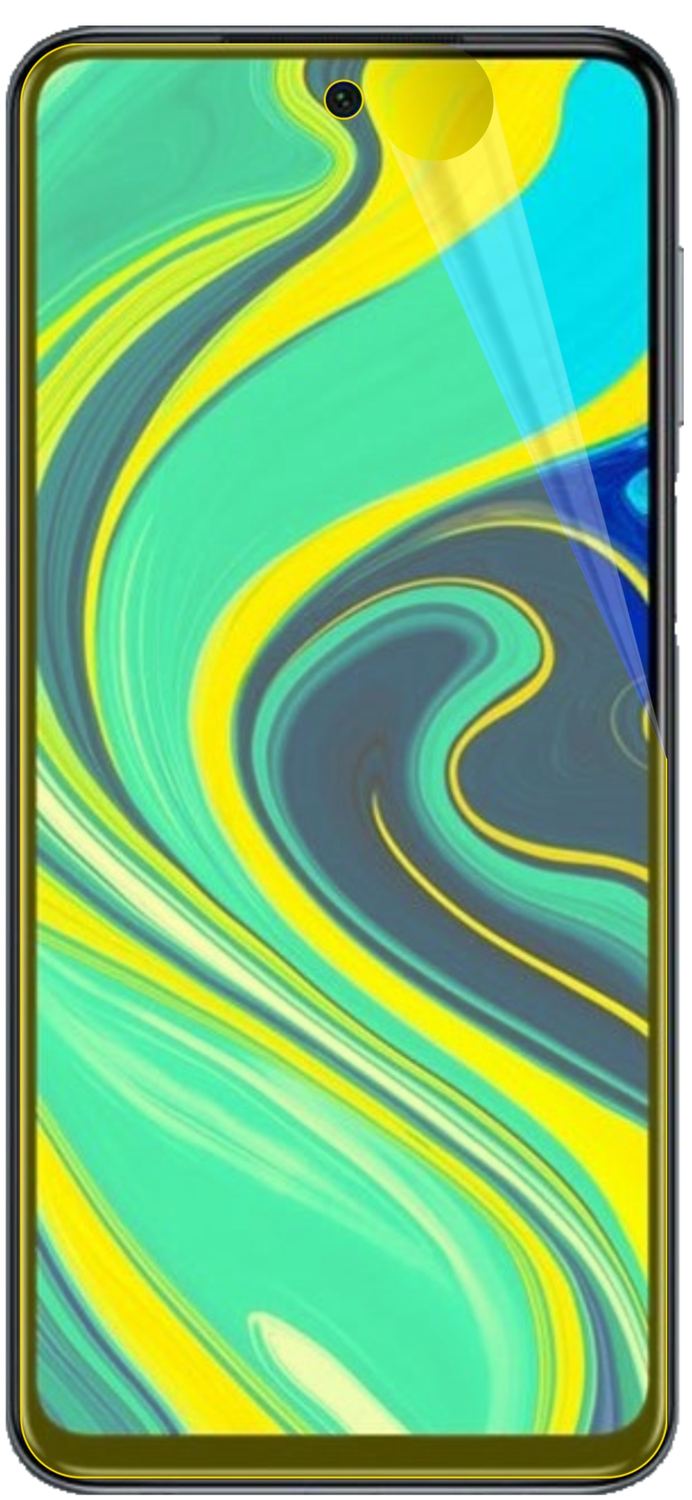 dipos Displayschutz für Xiaomi Redmi Note 9S, transparente Oberfläche, geringe Dicke und perfekte Passform