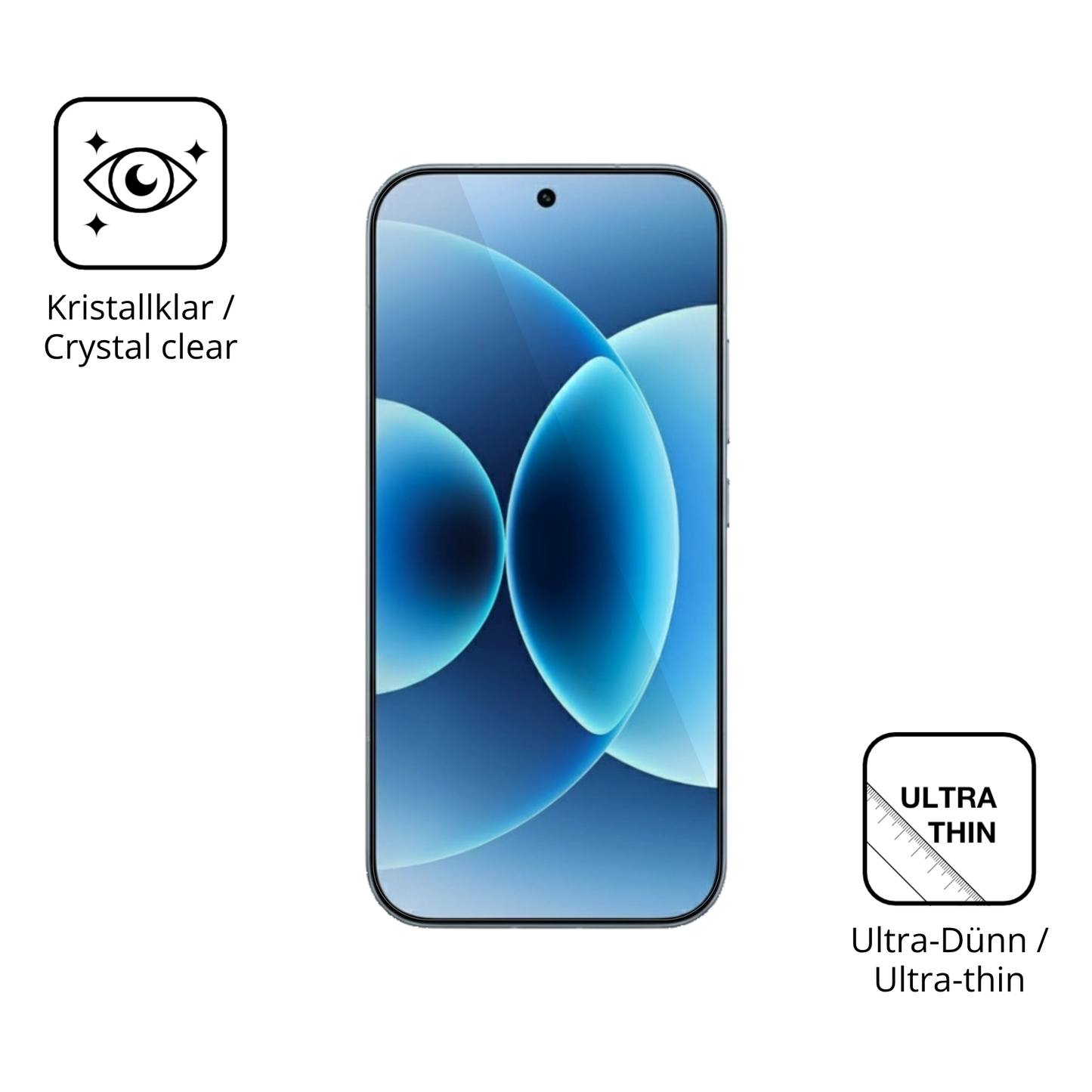 4x Schutzfolie klar für Xiaomi 17 Pro Display-Schutzfolie