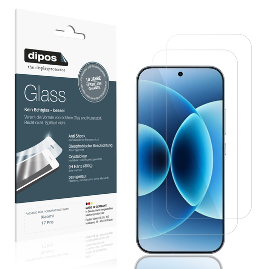 2x 9H Schutzfolie für Xiaomi 17 Pro Panzerfolie
