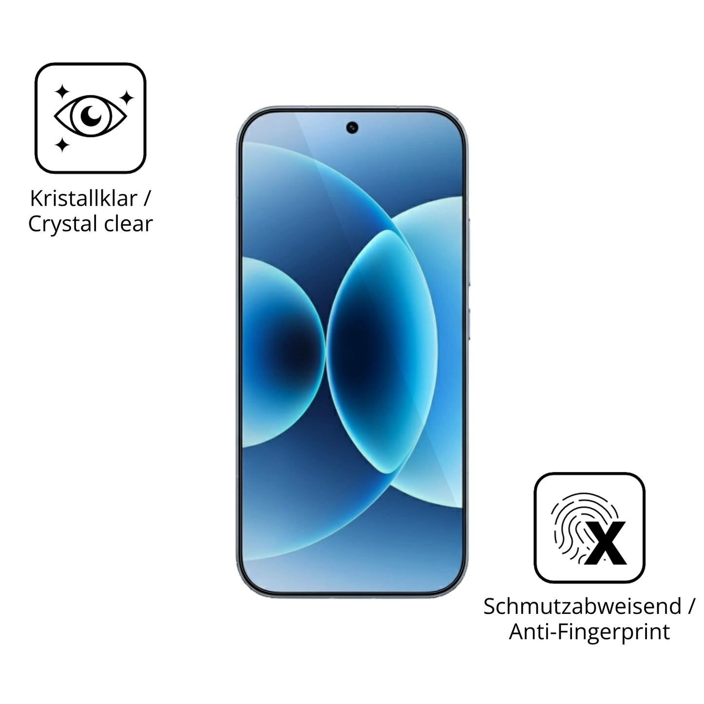 2x 9H Schutzfolie für Xiaomi 17 Pro Panzerfolie