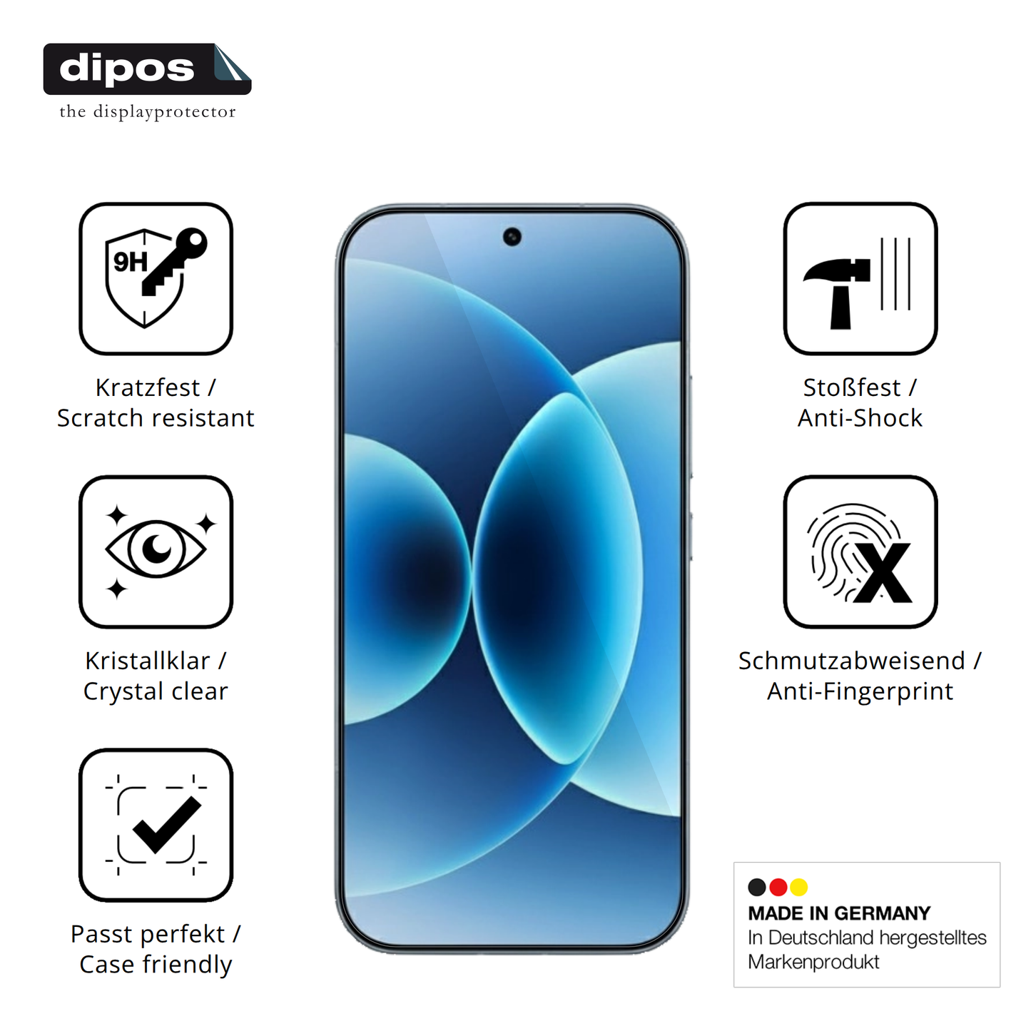 2x 9H Schutzfolie für Xiaomi 17 Pro Panzerfolie