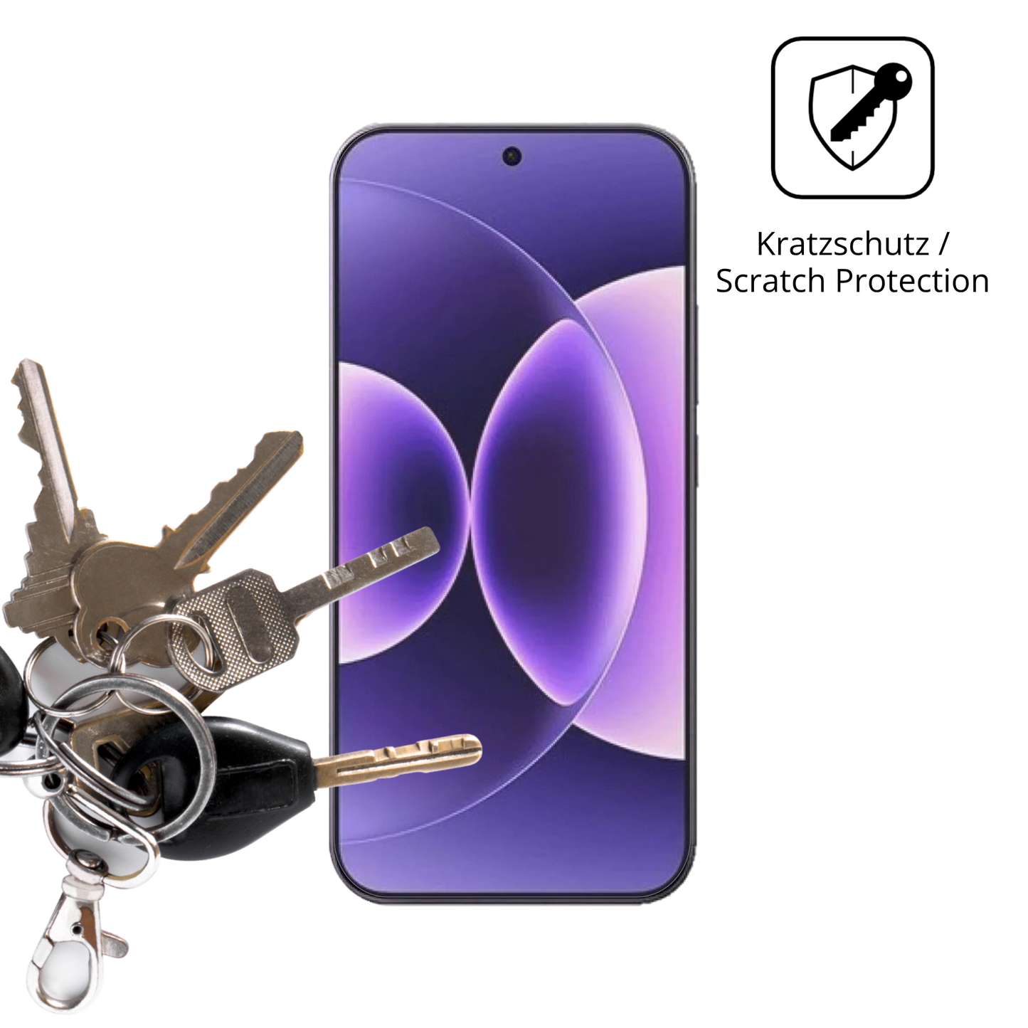 Schutz gegen Kratzer auf dem Xiaomi 17 Ultra Glas durch Schlüssel oder Ähnliches