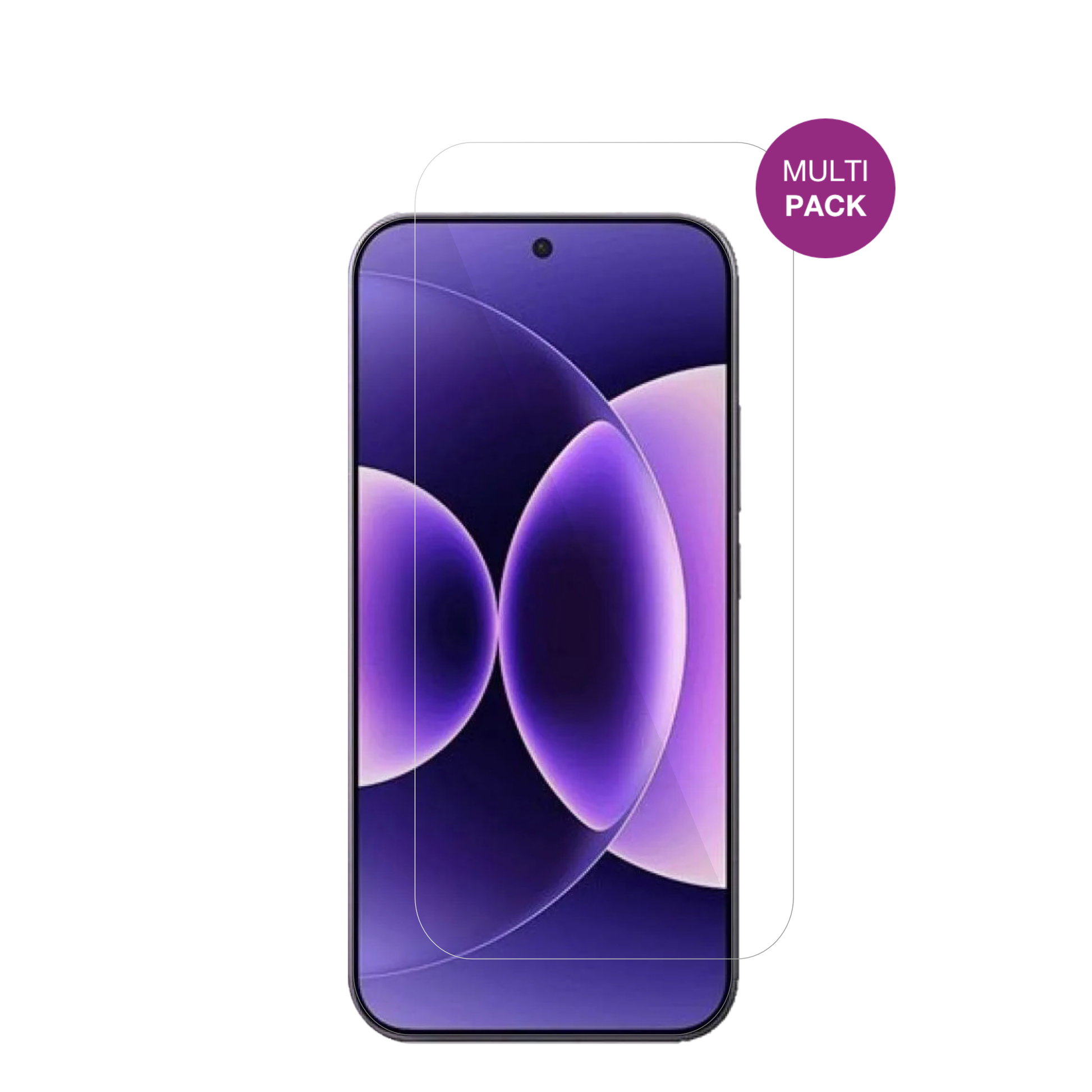 Xiaomi17 Ultra mit aufgebrachter dipos Displayschutzfolie, glasklare Darstellung ohne Einschränkungen