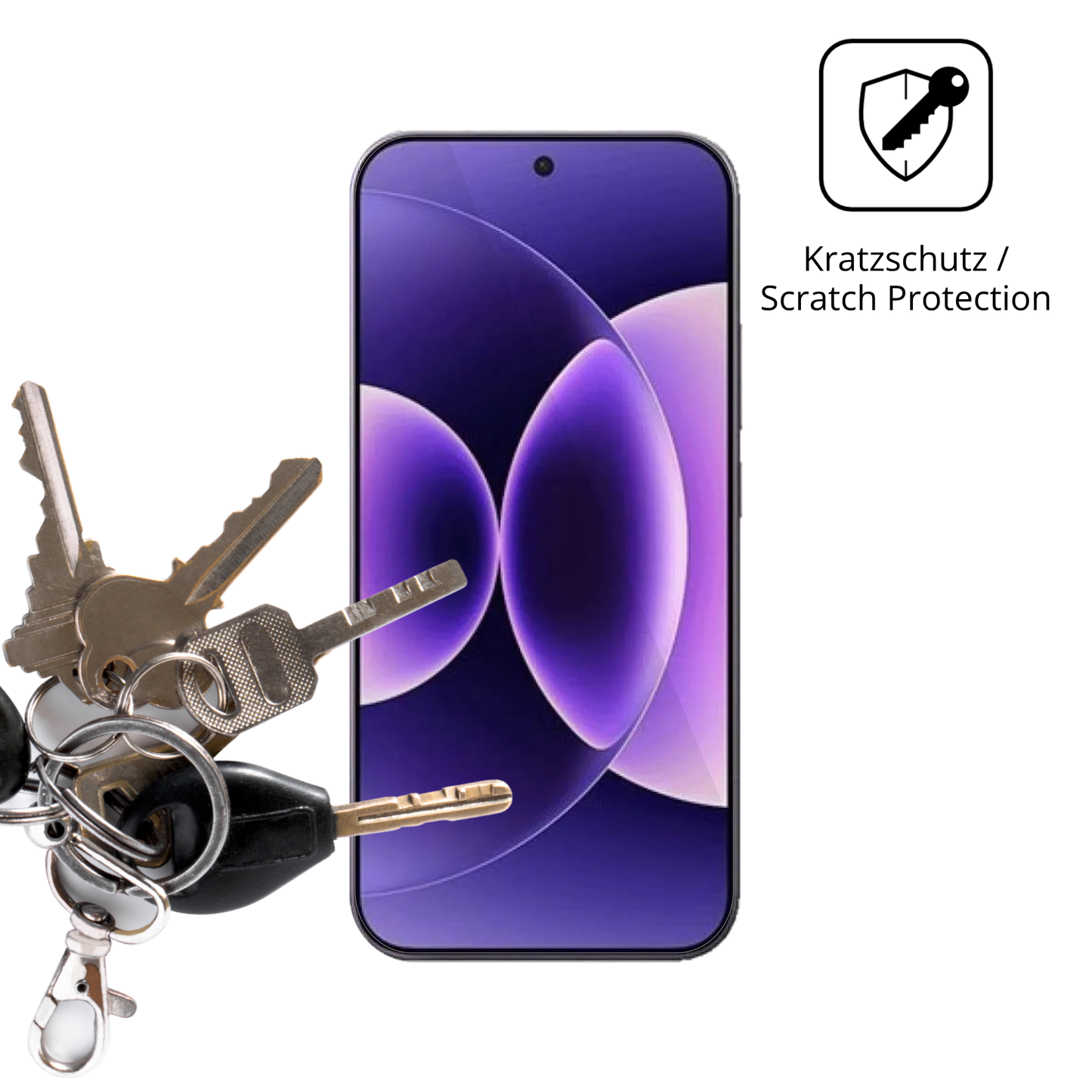 Schutz gegen Kratzer auf dem Xiaomi 17 Ultra Glas durch Schlüssel oder Ähnliches